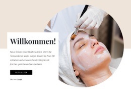 Premium-Website-Design Für Korrigierende Spa-Gesichtsbehandlung