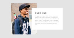 Over Ons College - HTML5-Sjabloon