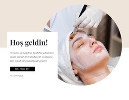 Düzeltici Spa Yüz Için Çok Amaçlı Açılış Sayfası