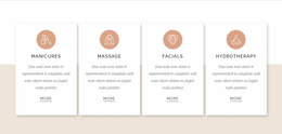 Treatments List - Website Template Free Download