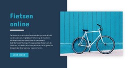 Fietsen Online Website-Ontwerp