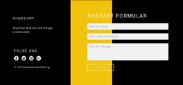 Kontakte Und Kontaktformular - HTML Layout Builder