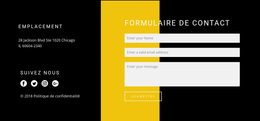 Contacts Et Formulaire De Contact #Wordpress-Themes-Fr-Seo-One-Item-Suffix