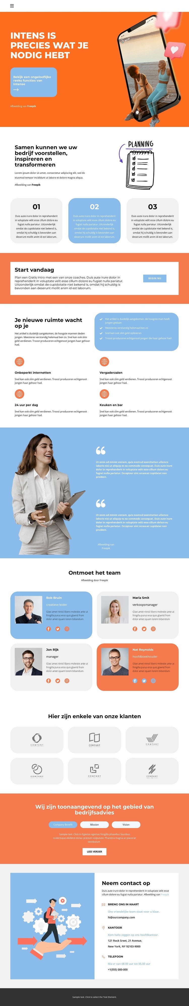 Overleg met advocaten Website mockup