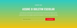 Menu CSS Para Assine O Boletim Escolar