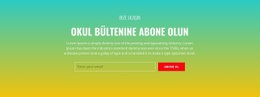 Okul Haber Bültenine Abone Olun #One-Page-Template-Tr-Seo-One-Item-Suffix