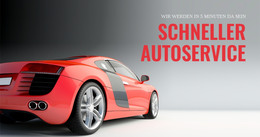 Schneller Autoservice - HTML-Vorlagencode