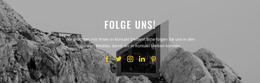 Registriere Dich Für Unseren Newsletter – Vorlage Für Website-Builder