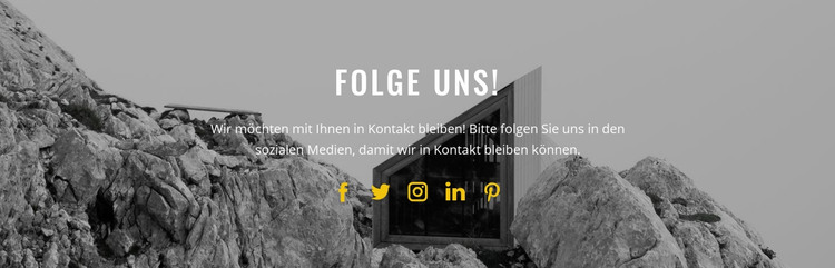 Registriere dich für unseren Newsletter HTML-Vorlage