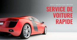 Service De Voiture Rapide - HTML Template Generator