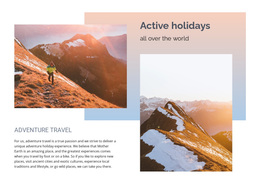 When Planning Group Hikes - Free Joomla Template Builder