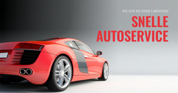 Snelle Autoservice - HTML-Sjablooncode