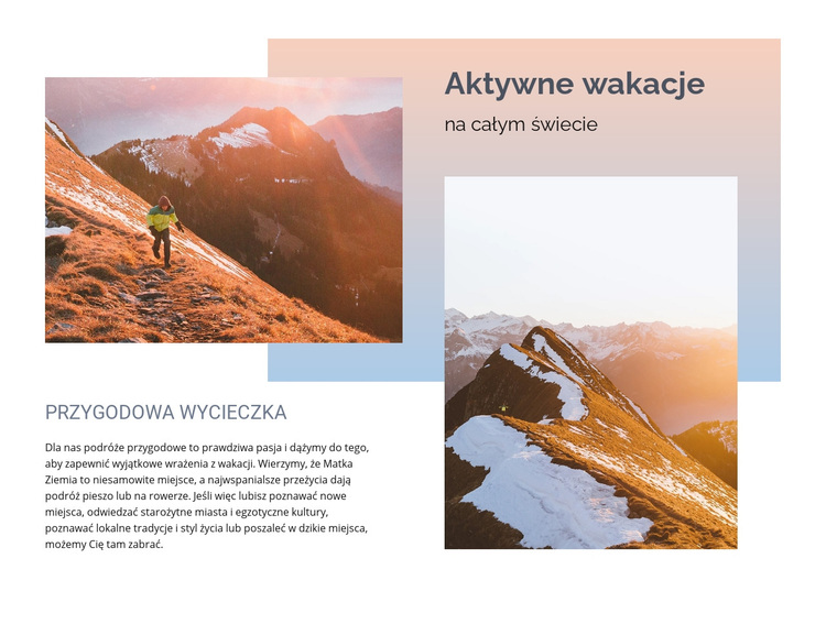 Planując wycieczki grupowe Motyw WordPress