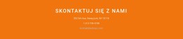 Informacje Kontaktowe W Tle Szablon HTML CSS Responsywny