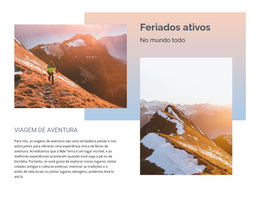 Ao Planejar Caminhadas Em Grupo - Tema WordPress Multiuso Criativo