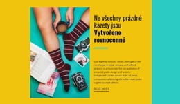 Kreativita V Jednoduchých Věcech – Bezplatná HTML Šablona