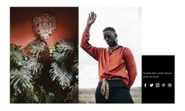 Terracotta Nel Design - Modello Di Sito Web Personale