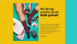 Creativiteit In Simpele Dingen - Gratis HTML-Sjabloon