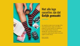 Creativiteit In Simpele Dingen - Persoonlijk Websitesjabloon