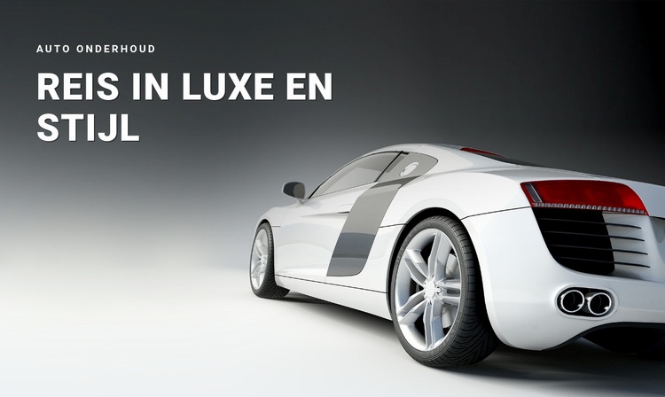 Luxe en diensten te huur Website Builder-sjablonen