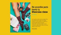 Projekt Strony Internetowej Dla Kreatywność W Prostych Rzeczach