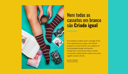 Criatividade Em Coisas Simples - Modelo HTML Gratuito