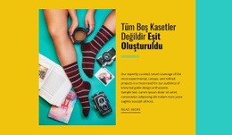 Basit Şeylerde Yaratıcılık - Ücretsiz Açılış Sayfası, Şablon HTML5