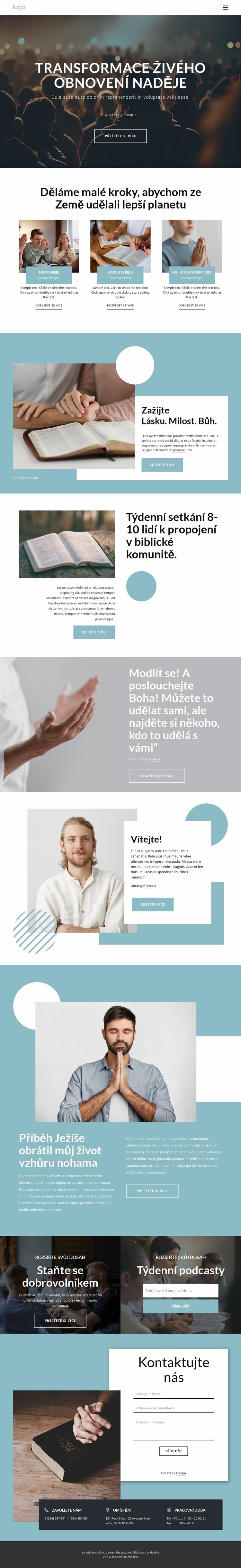 Obnovení naděje Téma WordPress