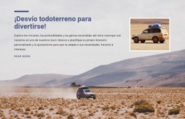 Aventuras En El Desierto Fuera De La Carretera: Creador De Sitios Web Para Inspirarte