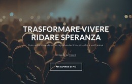 Trasformare La Vita, Restituire La Speranza - Progettazione Di Modelli Di Siti Web