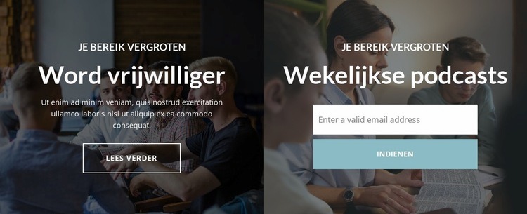 Ga in gesprek met God Html Website Builder