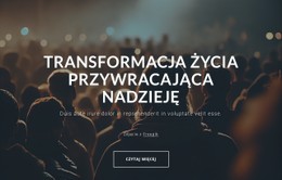 Szablon Premium Przekształcanie Życia, Przywracanie Nadziei