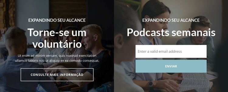 Tenha uma conversa com Deus Modelos de construtor de sites