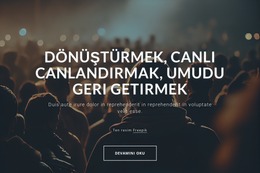 Canlıyı Dönüştürüyor, Umudu Tazeliyor - Basit Joomla Şablonu