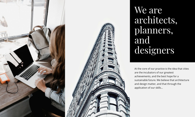 Architects and designers Web Page Design