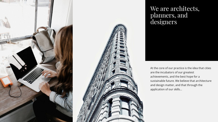 Architects and designers Website Design