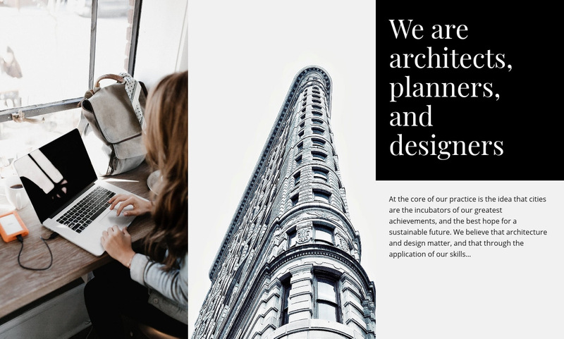 Architects and designers Wix Template Alternative