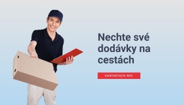 Dodací Služby – Šablona Webu