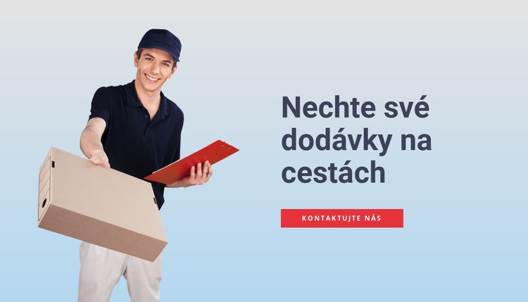 Dodací služby Šablona HTML