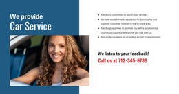 Cars & Transportation Homepage Designs