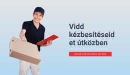 Szállítási Szolgáltatások - Webhelysablon