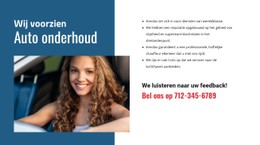 Bel Voor Autoreparatie-Experts Gratis Sjabloon