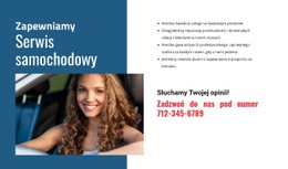 Zadzwoń Do Ekspertów Od Naprawy Samochodów - Bezpłatny Projekt Strony Internetowej