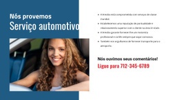 Ligue Para Especialistas Em Conserto De Automóveis - Design De Site Gratuito