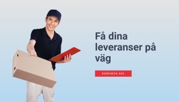 Sidwebbplats För Leveranser Tjänster