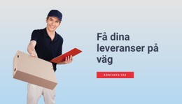 Leveranser Tjänster - Webbplatsmall