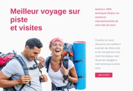 Conception De Site Web Premium Pour Suivre Les Voyages Et Les Visites