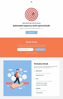 Ofis Adresleri - Web Sayfası Maketi Oluşturun