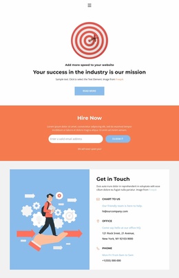 Office Addresses - Website Template