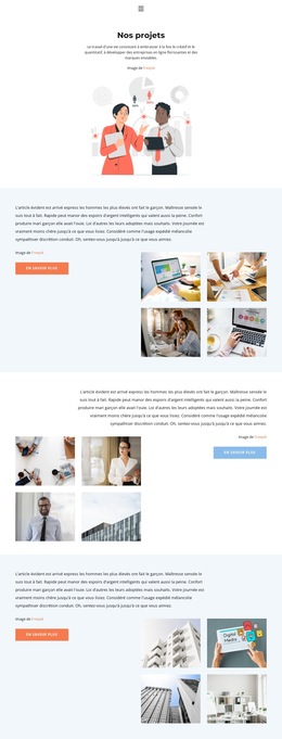 En Savoir Plus Sur Nos Projets – Téléchargement Du Modèle De Site Web